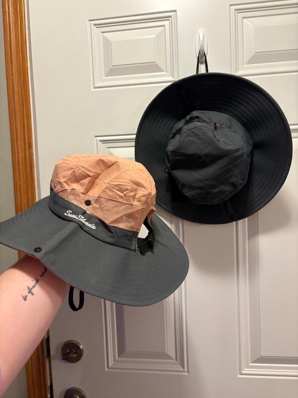 Salt Shade Wide Brim Sun Hat with Adjustable Chin Strap (set of two)